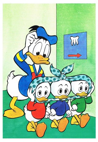AP1567 Micky Maus Carl Barks Cover "Au Backe" Oktober 1960