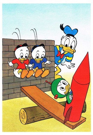 AP1568 Micky Maus Carl Barks Cover "Reiseziel Mond" April 1968