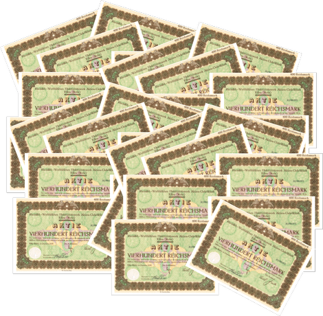 Artikelnr. AP322 Lot 30  RWE Aktien von1929