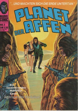 AP1667 Planet der Affen 1976 Heft Nr.5 - 9 Zustand 1- bis 2+