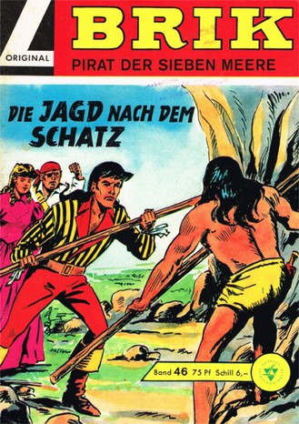 AP1665 Brik Pirat der sieben Meere 1963  Heft Nr.46  Zustand 2-