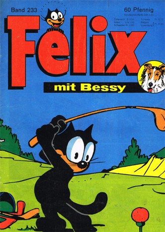 AP1531 Felix (mit Bessy) Heft Nr.233  Zustand 1-2 Sammelmarke fehlt