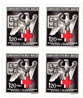 Artikelnr. AP528 Michelnr. 132  Deutsches Reich  vom 16.September 1943 Deutsches Rotes Kreu