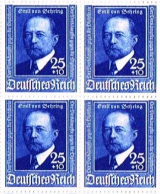 Artikelnr. AP524  Michelnr.761 Deutsches Reich 30.April 1940 50 Jahre Diphterieserum