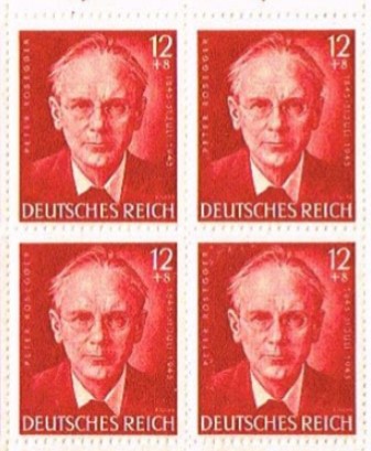 Artikelnr. AP527  Michelnr.855 Deutsches Reich 27.Julil 1943  100.Geburtstag Peter Rosegger1