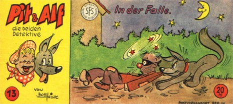 AP1545 Pit & Alf die beiden Detektive 8 Piccolo Hefte  Zustand 1-2