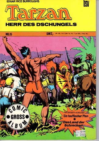 AP1672 Tarzan Comic Gross Album Nr. 15 1972